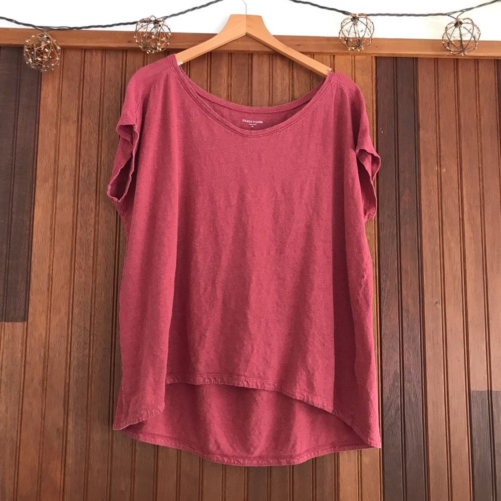 Eileen Fisher 100% Linen Top